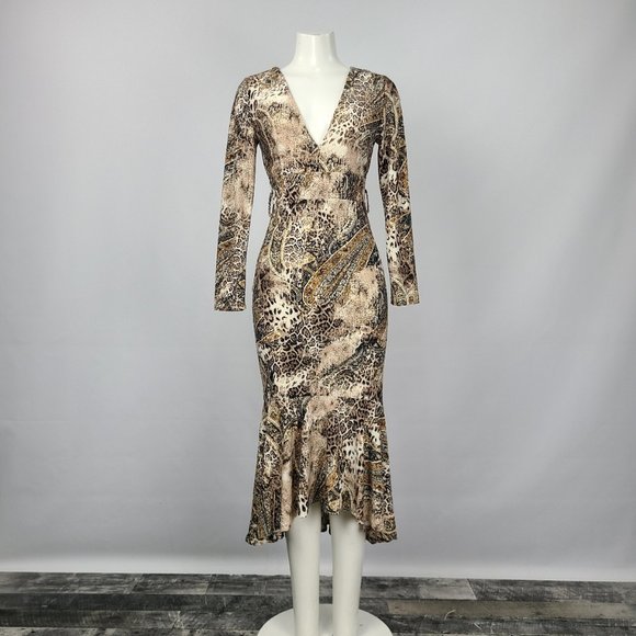 Ebby and I Animal Print Dress Size S NWT - Picture 1 of 15